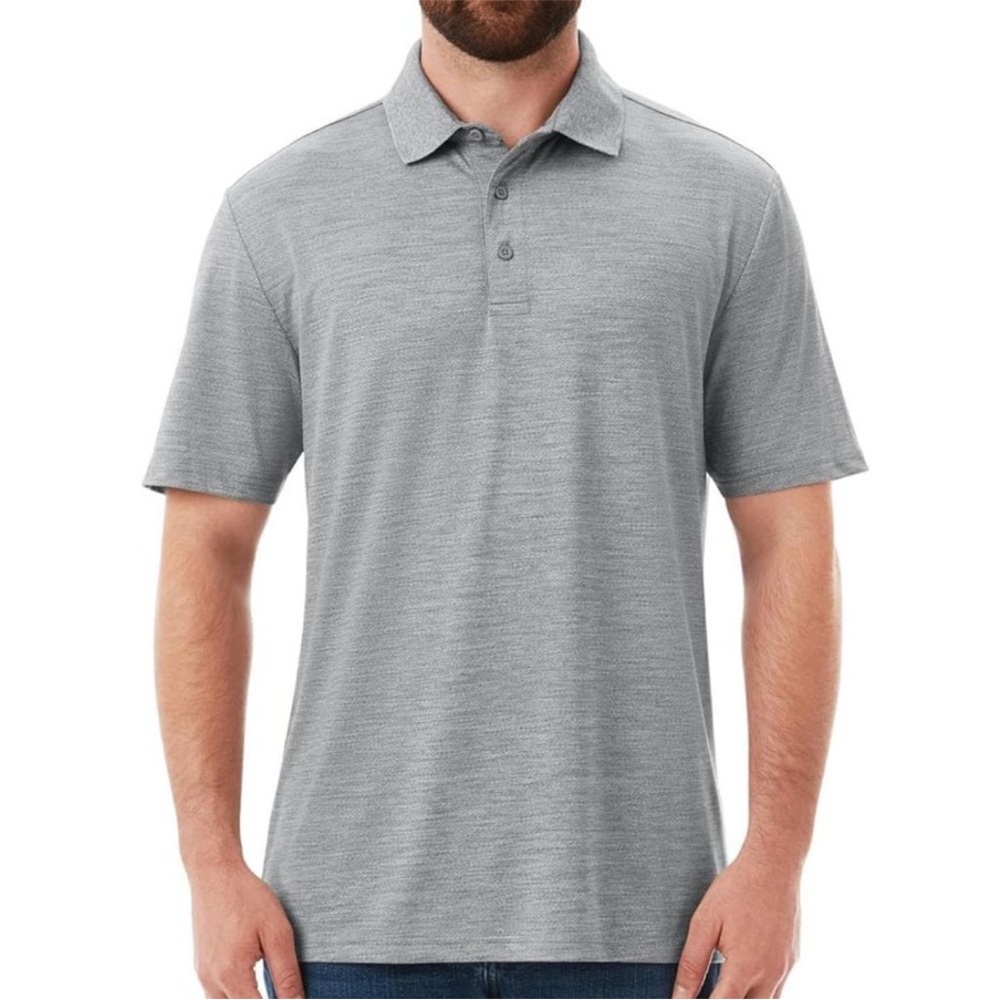NWT Member's Mark Men's Luxe Active Textured Jacquard
Polo Moisture wicking Sz L